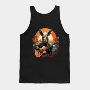 Gemsbok Playing Guitar Tank Top